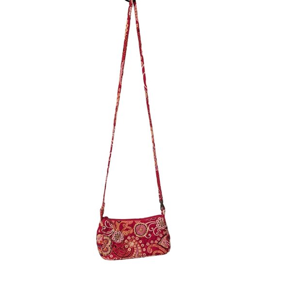 Vera Bradley Raspberry Fizz Pink Paisley Small Purse - Retired - Picture 2 of 8
